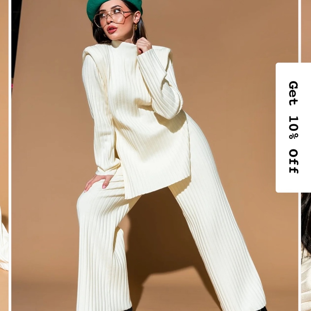 Dressed in LALA Cream Wide Leg Jumpsuit